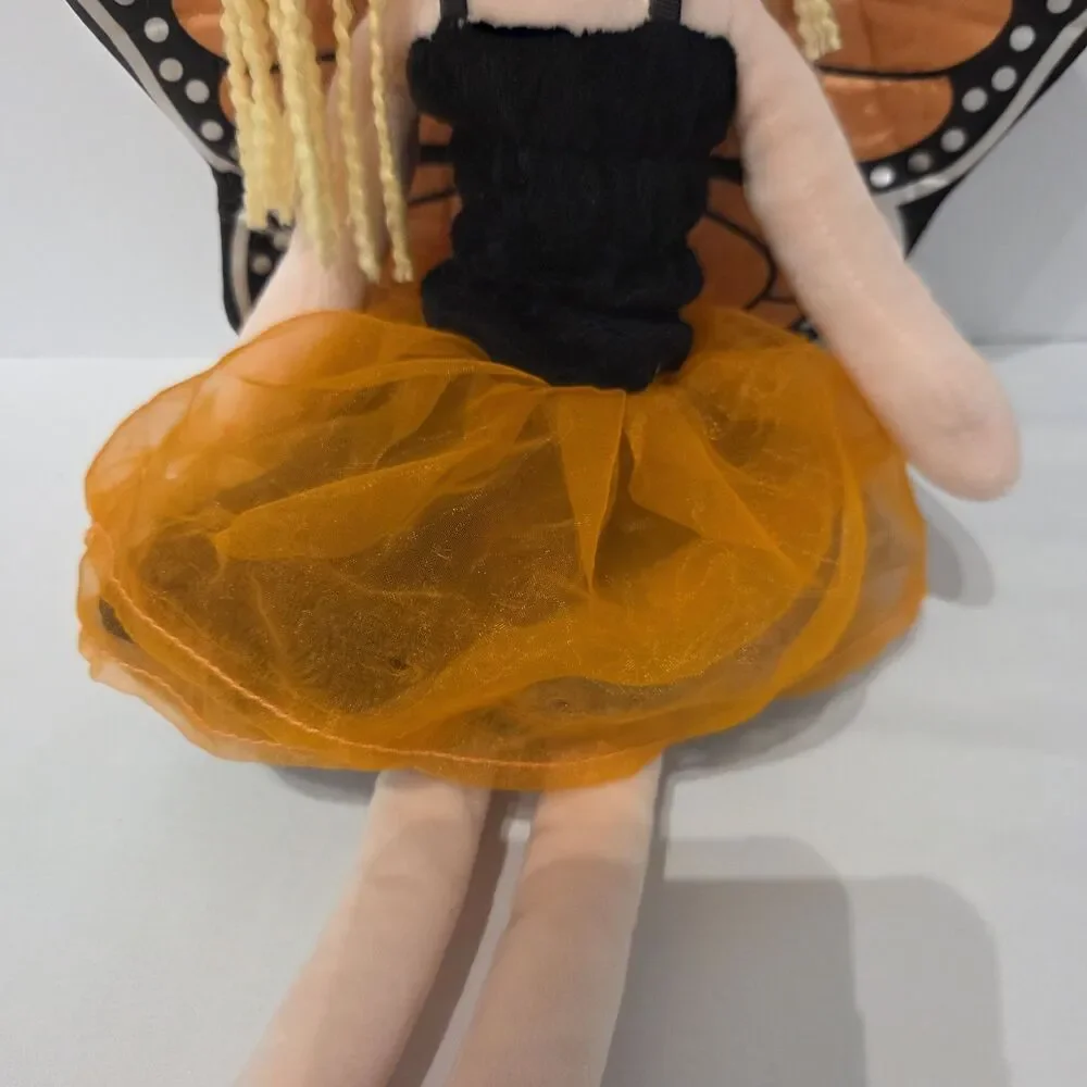 Butterfly Princess 16” Plush Vintage The Petting Zoo Stuffed Animal Doll Rare